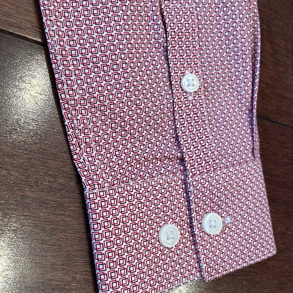 Boy’s Red Patterned Shirt - Picture 4 of 6